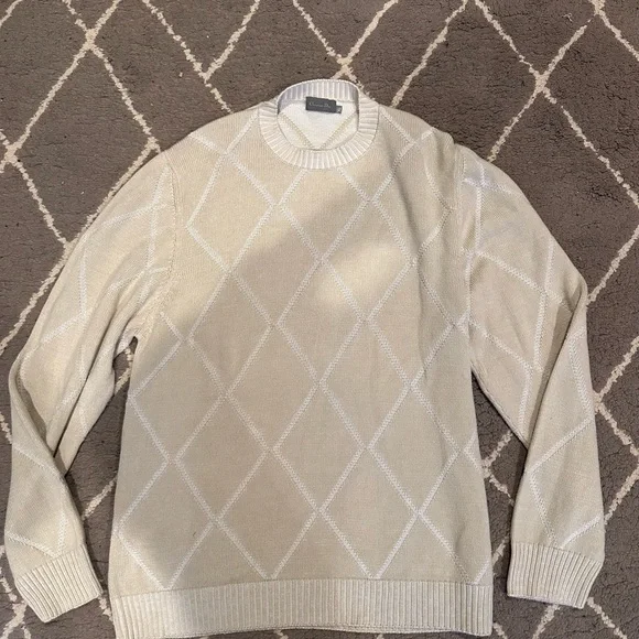 Christian dior vintage knit sweater men's XL